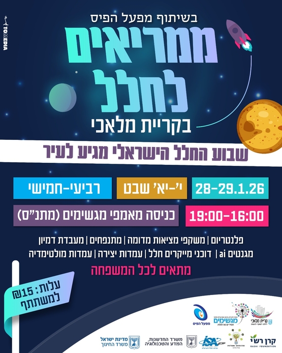 ממריאים לחלל בקרית מלאכי